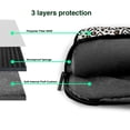 thumbnail image 4 of Lsque Heart Leopard Pattern Laptop Bag – Portable & Slim Single-Shoulder Computer Case with Adjustable Strap, Protective, Lightweight for 13”/14”/15.6” Laptops, 4 of 8