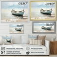 thumbnail image 4 of Designart "Simplified Beachside Angler'S Boat" Coastal Boat Floater Framed Wall Decor, 4 of 5