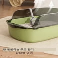 thumbnail image 5 of Cat Litter Box Kitty Sandbox cat bathroom Semi Closed Cleaning Basin Supplies Pet Toilet Kitten Tray Bedpan Accessories Supplies, 5 of 10