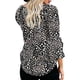 thumbnail image 3 of Minnieouse Blusa de mujer con cuello en V con cordones en la parte de manga larga casual camisa suelta Prendas para la parte del cuerpo Impreso 2 XXL Minnieouse AP003442-10, 3 of 6