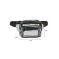 thumbnail image 4 of Gustave 2Pcs Clear Fanny Pack Stadium Approved Waterproof Waist Bag for Women Men Fashion Adjustable Transparent Belt Bags for Travel, Sporting Event, Concert, 4 of 10