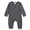 Dark Gray, variant on Wonitaaizi Newborn Summer Baby Boy Girl Rompers Bodysuit Jumpsuit Playsuit One Piece Outfit Clothes(18-24 Months,Dark Blue)