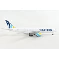 thumbnail image 3 of Boeing 777-200ER Commercial Aircraft "Eastern Air Lines" White with Striped Tail 1/400 Diecast Model Airplane by GeminiJets, 3 of 5