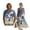 Crane Flower, variant on FOR U DESIGNS Green Tree Leaf Print Matching Couple Outfits Linen-Look Casual Set Men's Button Shirt and Women's Swing Sleeveless Dress