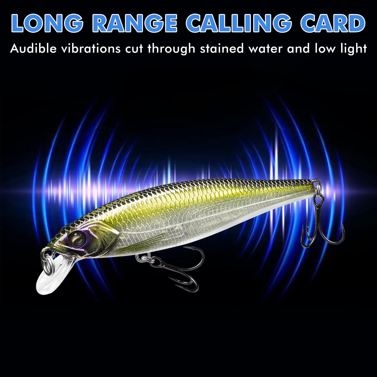 Suspending Jerkbait  Rattle Minnow Lures With Bkk Hooks Freshwater Bass Trout Striper Walleye Pike Fishing Variety Pack For All Water Conditions Premium Gear And Gifts