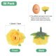 thumbnail image 3 of Uxcell 50 Paquete Cabezas de Rosas Artificiales 1.2'' Pequeña Cabeza de Rosa de Seda Falsa para Decoraciones de Ramo de Boda Fiesta Amarillo, 3 of 7