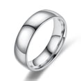thumbnail image 1 of Anillos de acero inoxidable de cristal para hombres y mujeres, banda de boda, grabado personalizado, nombre, encanto, regalo, amante, Color dorado, 1 of 4