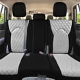 thumbnail image 5 of For Toyota Highlander LE 2020-2024 FH Group Neoprene Custom Fit Waterproof Car Seat Covers  Gray - 2nd Row, 5 of 5