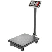 XtremepowerUS 600LB Weight Computer Scale Digital Floor Platform Shipping Warehouse Postal Foldable