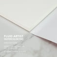 thumbnail image 3 of Speedball Fluid Artist Watercolor Pad, 140 lb (300 GSM) Cold Press Paper Pad for Watercolor Painting and Wet Media, Fold Over Pad, 12 x 18 inches, 20 White Sheets, 3 of 5