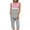 Gray, variant on Lounge Sets for Women Pajama Sleeveless Sets for Women 2 Piece Matching Pj Sets Summer Outfits Women Pajamas Sets