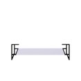 thumbnail image 3 of SERA 48" Capri Bathroom Vanity White with Open Shelf and Metal Frame, 3 of 4