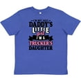 thumbnail image 3 of Inktastic Im Not Just Daddys Little Im a Truckers Daughter Youth T-Shirt, 3 of 5