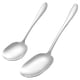 thumbnail image 4 of EeaseMX BESTONZON 2 cucharas de acero inoxidable para servir, cucharas para platos occidentales, cucharas para servir la cena y cucharas para platos de arroz, 4 of 7