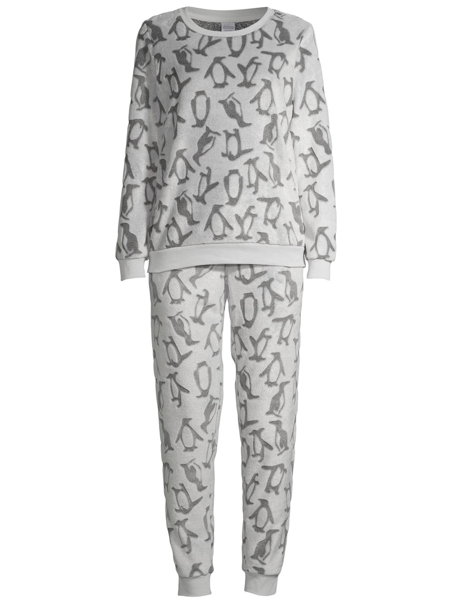 George Women's and Women's Plus 2-Piece Plush Pajama Set - image 5 of 6