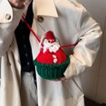 thumbnail image 4 of Monedero Cruzado Ndcxsfigh bolso Mujer Crochet Lindo Navidad punto, 4 of 9