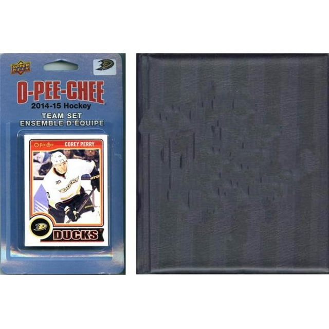 CandICollectables 14DUCKSTS NHL Anaheim Ducks 2014 O-Pee-Chee Team Set & A Storage Album & A Storage Album