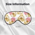 thumbnail image 5 of Naloa Sunflowers Print Sleep Mask for Sleeper, Light Blocking Sleeping Eye Mask for Women Men, Eye Shade with Adjustable Strap for Travel, Nap,Meditation, 5 of 7
