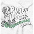 thumbnail image 2 of Christmas Puppy Gingerbread Cookie Womens Slim Fit Graphic Tee Brisco Brands X, 2 of 5