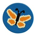 thumbnail image 1 of Abbracc Crochet Rond DIY pour Tapis, Produit Fini Utilisable pour Maison Papillon, 1 of 9
