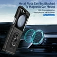 thumbnail image 6 of Flip 5 Case for Z Flip 5 Case, with Stand Shockproof Phone Case for Samsung Galaxy Z Flip 5 Case- Black+Black, 6 of 6