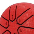thumbnail image 4 of Miniature Steel Tongue Drum 3 Inch 6 Notes Percussion Instrument Meditation Stress Relief Handpan Drum for Kids Red, 4 of 4