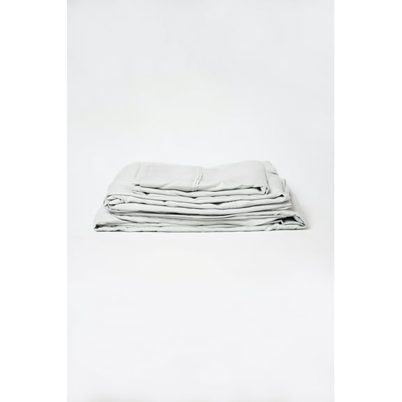 California King Sheet Set 4-Piece - Pewter Brushed Microfiber Bed Sheets Hypoallergenic with Deep Pockets