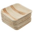 thumbnail image 2 of Ecodinnerware 15,2 cm (6 Po) Assiettes Carrées à Feuilles de Palmier Jetables, Pack de 50, 2 of 2
