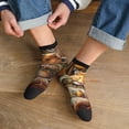 thumbnail image 3 of Pofeuu Modern Floral Guinea Pig Print 30cm Socks, Adult Running Hiking Socks for Youth and Adult, 3 of 7