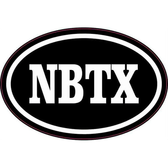 3in x 2in Oval NBTX New Braunfels Texas Sticker