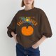 thumbnail image 2 of Señoras moda Halloween divertido gato melón estampado cuello redondo espesar sudadera manga larga Top Fridja  fjkfkj5943, 2 of 7