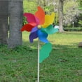 thumbnail image 2 of Pinwheels Wood Wind Mills For Yard Decoration - 75cm Height, 2 of 7