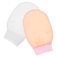 thumbnail image 6 of NICEXMAS 2Pcs Korean Exfoliating Mitts Scrub Gloves Faux Silk 9.5x5.9x0.08in, 6 of 8