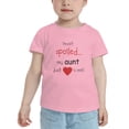 thumbnail image 2 of I'm Not Spoiled My Aunt Just Loves Me Cute Toddler T Shirts for Boys Girls (Pink, Youth M), 2 of 5