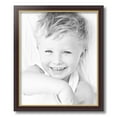 thumbnail image 2 of ArtToFrames 15" x 18" Mahogany and Gold Slope Picture Frame, 15x18 inch Brown MDF Poster Frame (WOM-4447), 5 Pack, 2 of 8