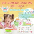 thumbnail image 2 of DIY Diamond Painting Kits, Cartoon Animals Stickers for Party Decor, Car, Garage, Mailbox, Refrigerator Magnets or Decorations, 2 of 5