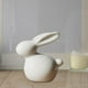 thumbnail image 3 of 3 Figuritas De Conejo De Cerámica Modernas, Estatua De Pascua, Decoración De Librería Para El Hogar, Regalo, 3 of 7