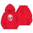 thumbnail image 4 of Girls Halloween Print Hoodie Long Sleeve Casual Pullover Top For Kids, 4 of 4