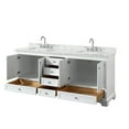 thumbnail image 6 of Wyndham Collection WCS202080DDECMUNSMXX Deborah 80" Free Standing Double Vanity Set - Dark, 6 of 6