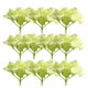 thumbnail image 2 of 10 hortensias artificiales de seda de 10 cm para decoración de bodas verde fluorescente, 2 of 9