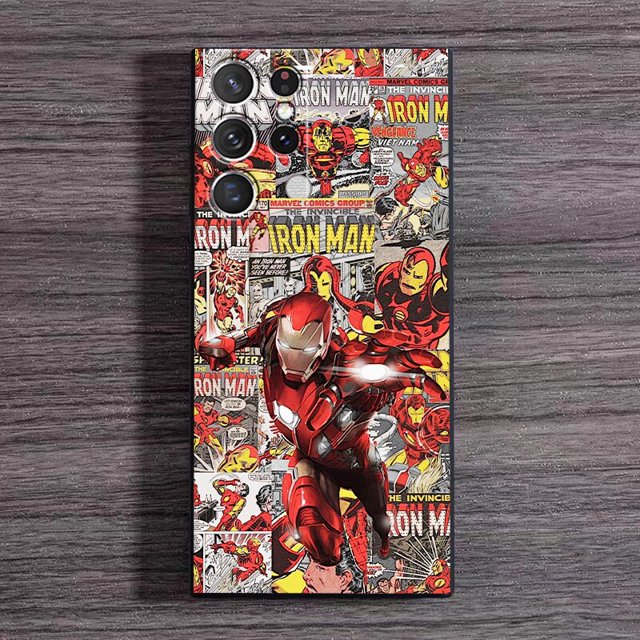 Marvel Comics Logo Cover para Samsung Galaxy S22 Ultra S21 S20 FE Plus Ultra 5G S10 Lite S10E Plus 5G funda de silicona líquida para teléfono