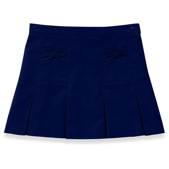 Classroom School Uniforms Big Kid Stretch Bow Pocket Scooter 55982AZ, 8, Dark Navy