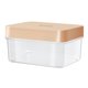 thumbnail image 2 of Bandeja de 35 bloques de hielo con tapa - Máquina de cubos de hielo Easy Press de gran capacidad para congelador, amarillo/blanco/rosa, 20x14x10cm, plástico libre de BPA, apta para lavavajillas, 2 of 8