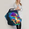 thumbnail image 3 of Haiem Magic Mushrooms ,Fireflies Baby Nursing Cover & Nursing Poncho - Multi Use Cover for Baby Car Seat Canopy, Stroller Cover, 360°Full Privacy Breastfeeding Coverage, 3 of 9