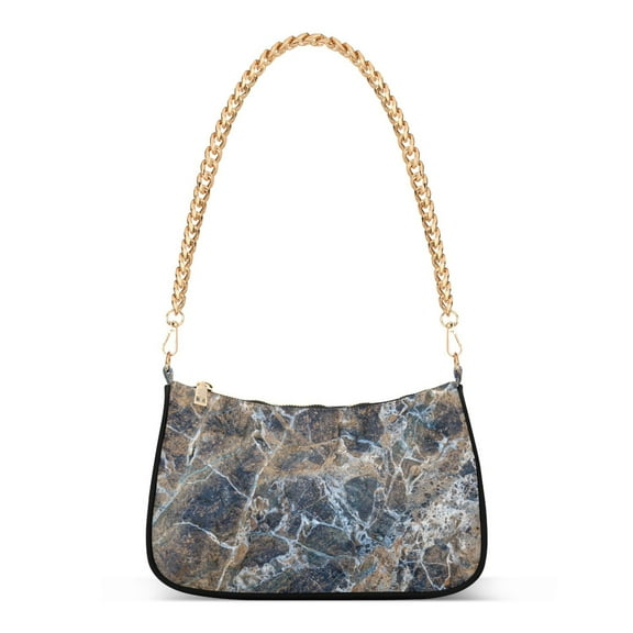 High Resolution Of Gray Marble_20036735_original Womens Chain Shoulder Bag Tote Handbag Clutch Hobo Purse with Zipper for Travel Casual