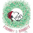 thumbnail image 2 of CafePress - Peanuts Snoopy Merry And Bright Mug - 11 oz Ceramic Mug - Novelty Coffee Tea Cup, 2 of 3