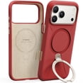 thumbnail image 1 of Funda de teléfono TORRAS Q3 Silicone 360 Spin con soporte para iPhone 17 Pro, 1 of 9