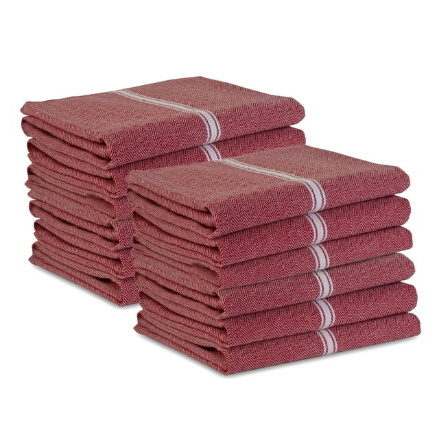 Juego de toallas de cocina LANE LINEN, 100% algodón puro, paquete de 12