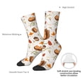 thumbnail image 4 of Logiee Squirrel Print Adult Socks for Men & Women,Calf Socks, Ankle Socks,Boots Socks,Breathable Casual Sock,Unisex Crew Socks, 4 of 6