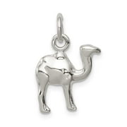 BEST PRICE PRODUCT Sterling Silver Polished Mini 3-D Camel Reversible Pendant